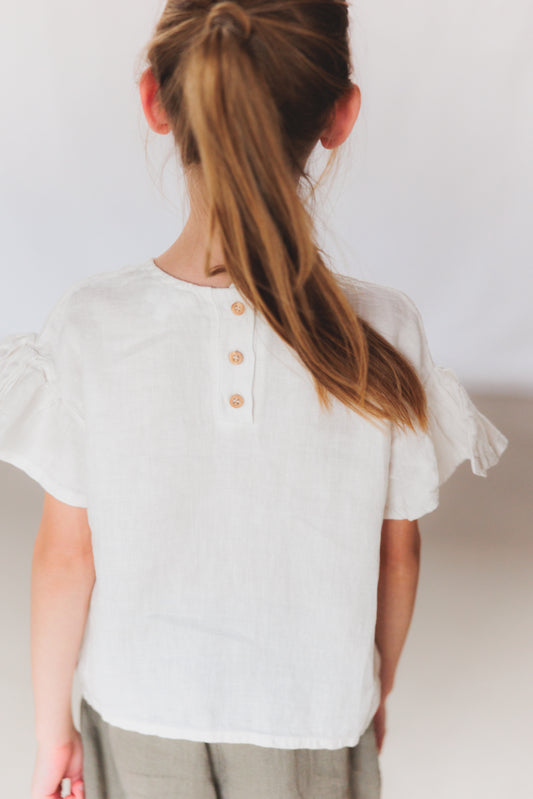 Frill Shirt Mist