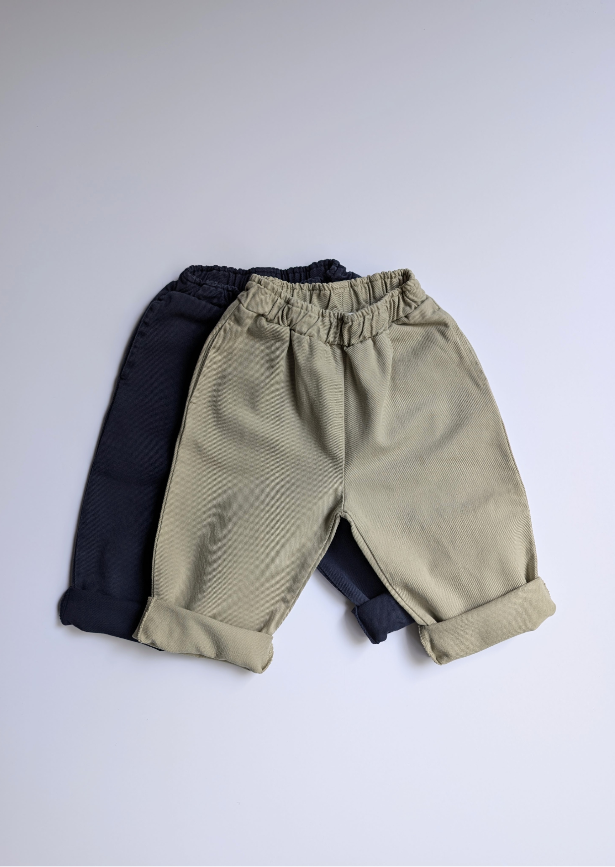 Baggy Denim Pants Stone
