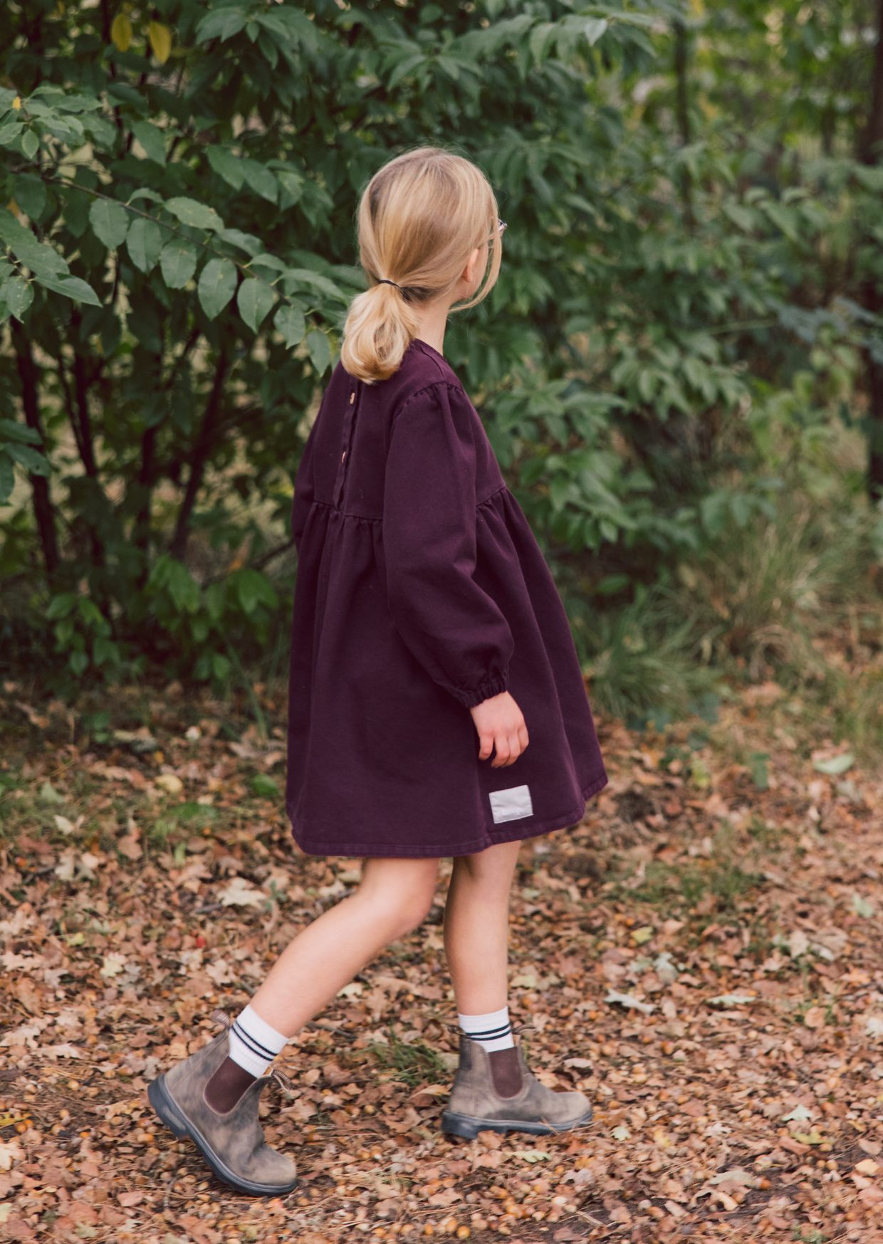 Denim Dress Berry
