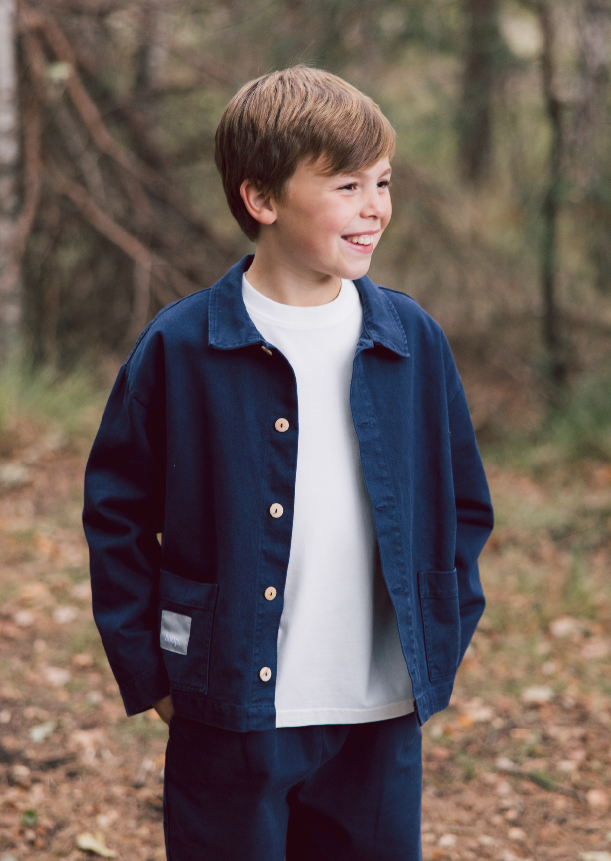 Denim Shacket Navy