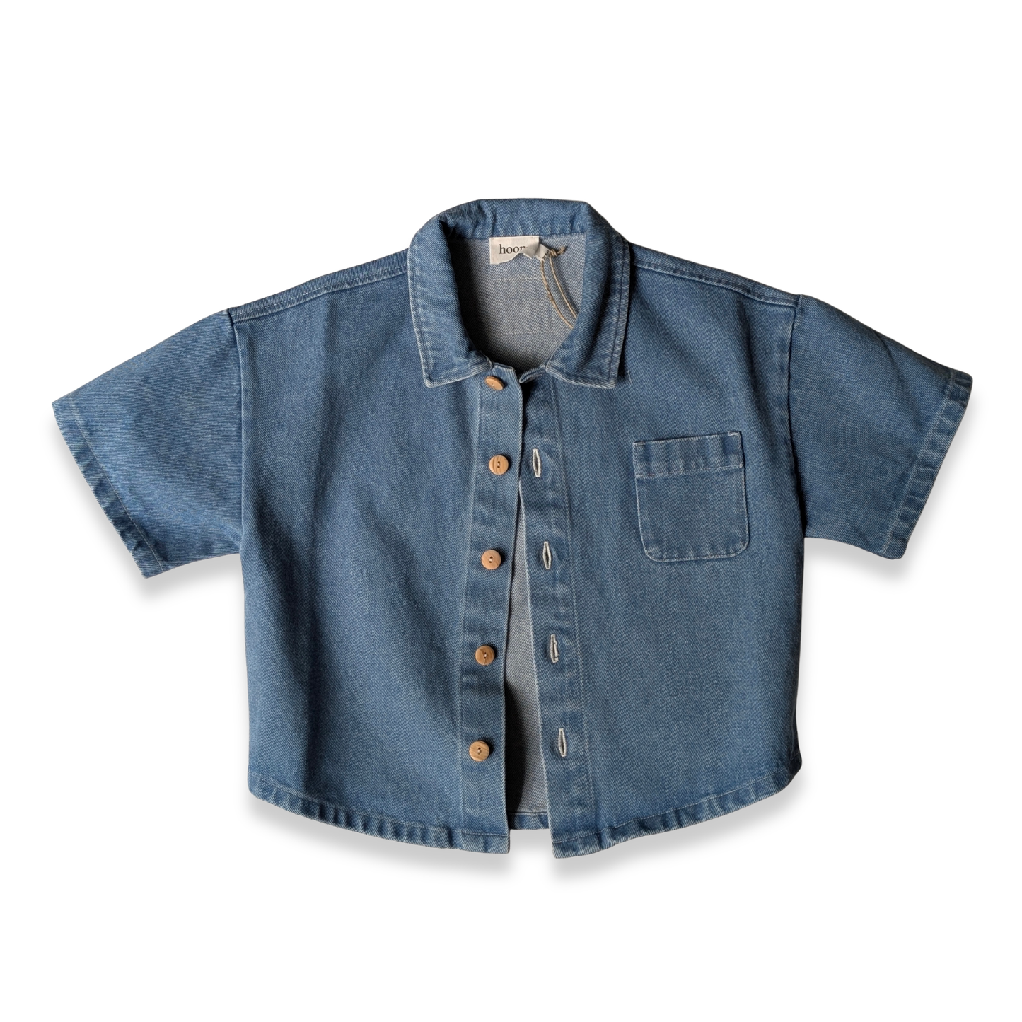 Denim Short Sleeve Shirt
