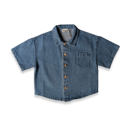 Denim Short Sleeve Shirt