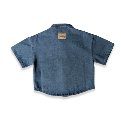 Denim Short Sleeve Shirt