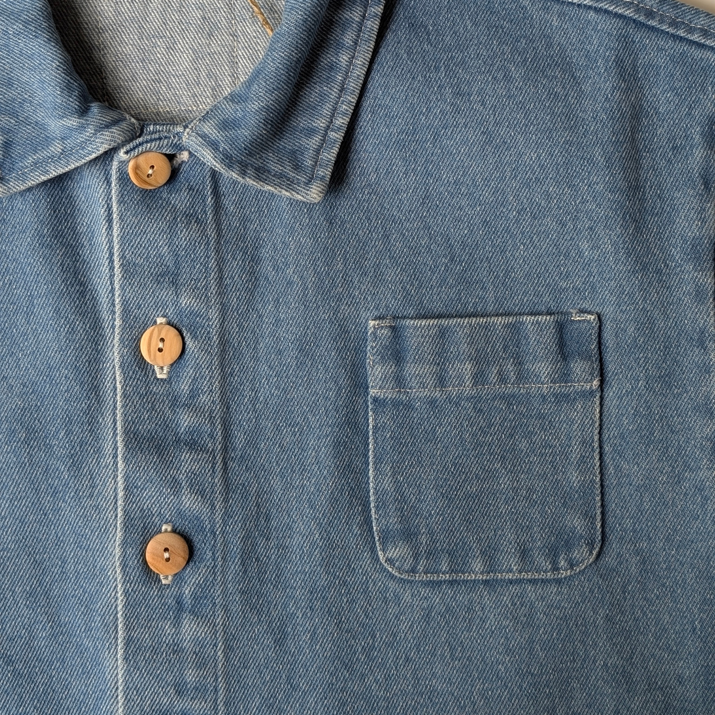 Denim Short Sleeve Shirt
